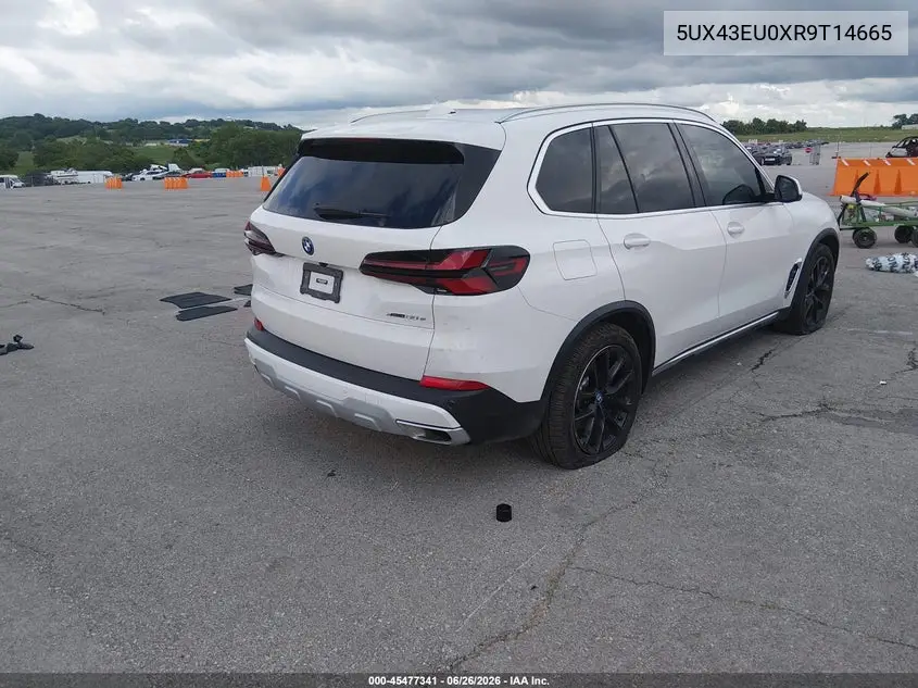 2024 BMW X5 Phev xDrive50E VIN: 5UX43EU0XR9T14665 Lot: 45477341