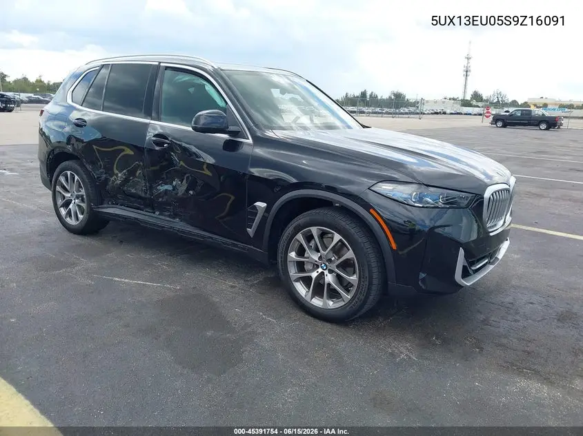 2025 BMW X5 Sdrive40I VIN: 5UX13EU05S9Z16091 Lot: 45391754