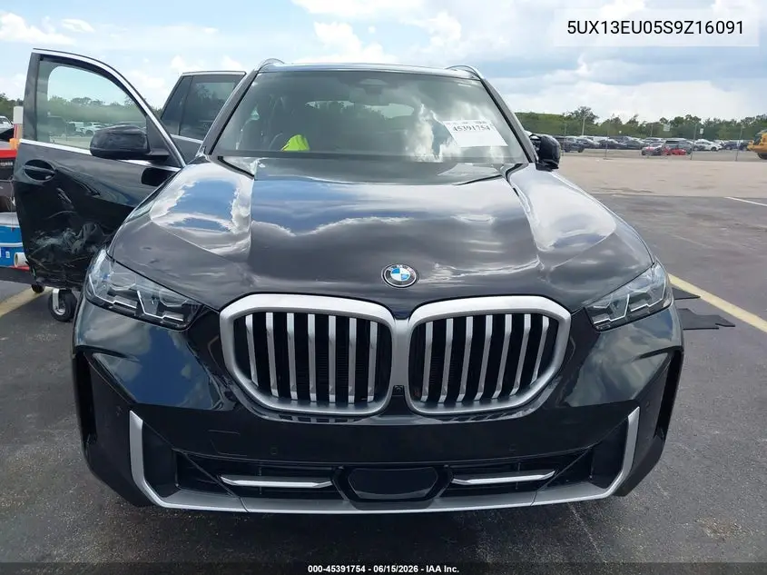 2025 BMW X5 Sdrive40I VIN: 5UX13EU05S9Z16091 Lot: 45391754