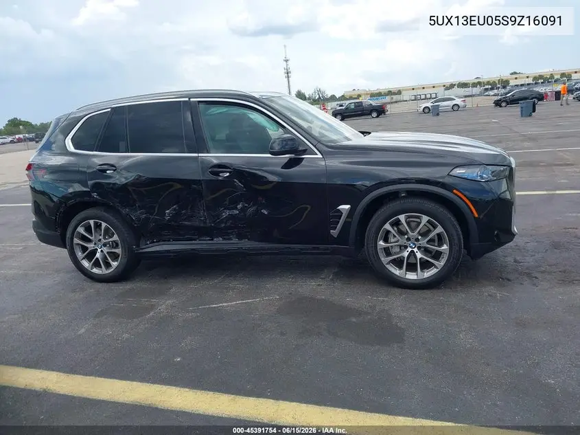 2025 BMW X5 Sdrive40I VIN: 5UX13EU05S9Z16091 Lot: 45391754