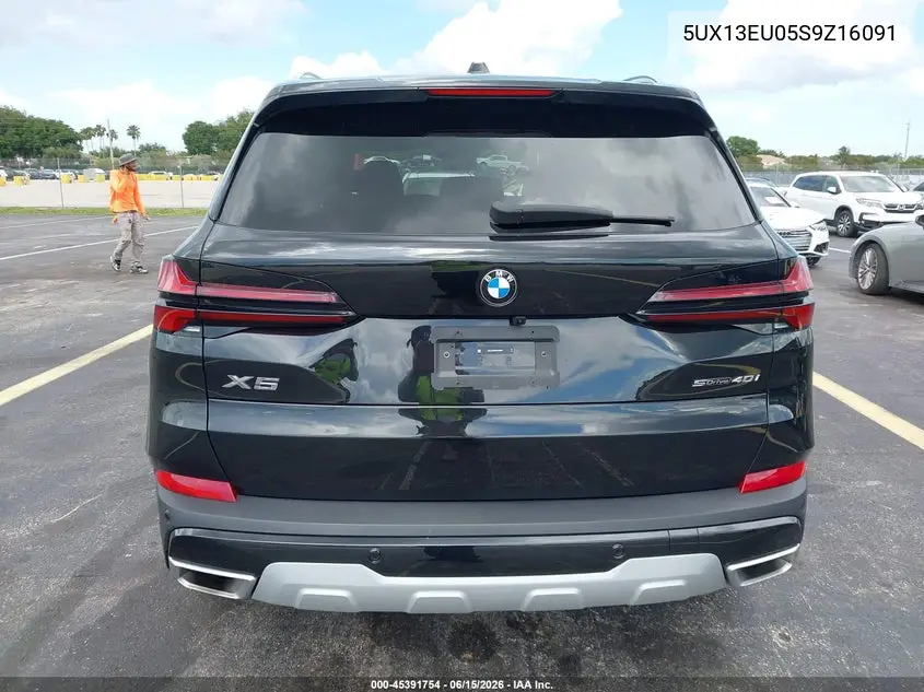 2025 BMW X5 Sdrive40I VIN: 5UX13EU05S9Z16091 Lot: 45391754