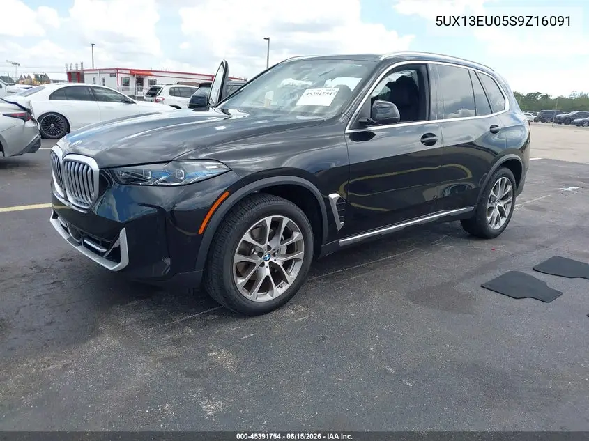 2025 BMW X5 Sdrive40I VIN: 5UX13EU05S9Z16091 Lot: 45391754