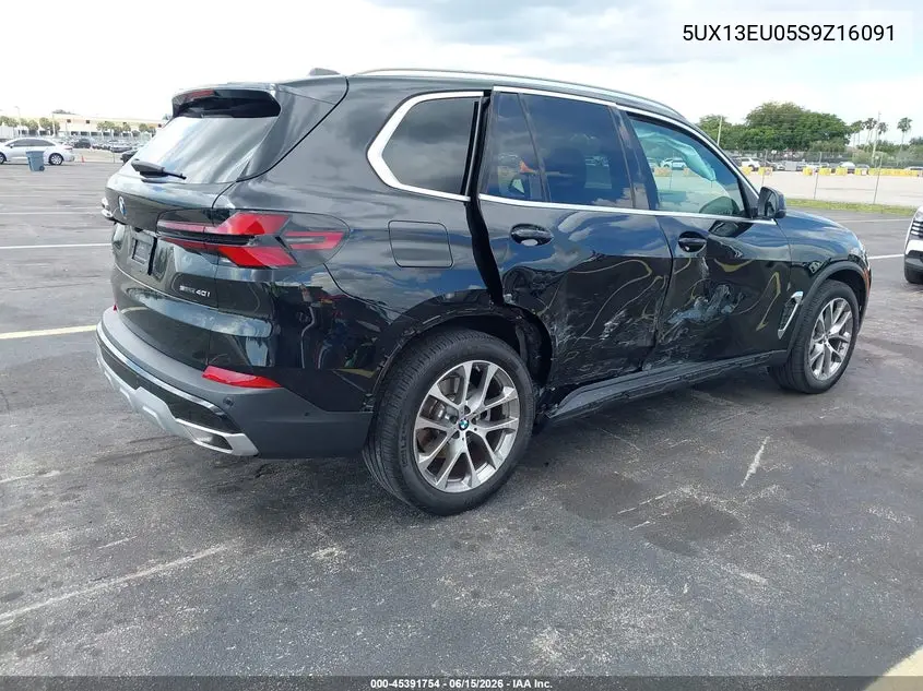 2025 BMW X5 Sdrive40I VIN: 5UX13EU05S9Z16091 Lot: 45391754