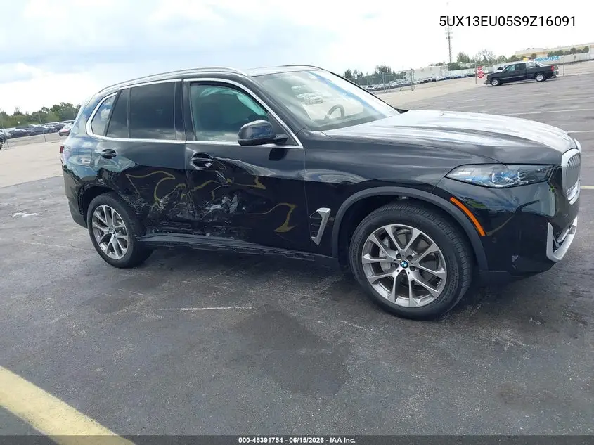 2025 BMW X5 Sdrive40I VIN: 5UX13EU05S9Z16091 Lot: 45391754