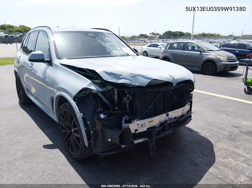 2025 BMW X5 Sdrive40I VIN: 5UX13EU03S9W91380 Lot: 45602995