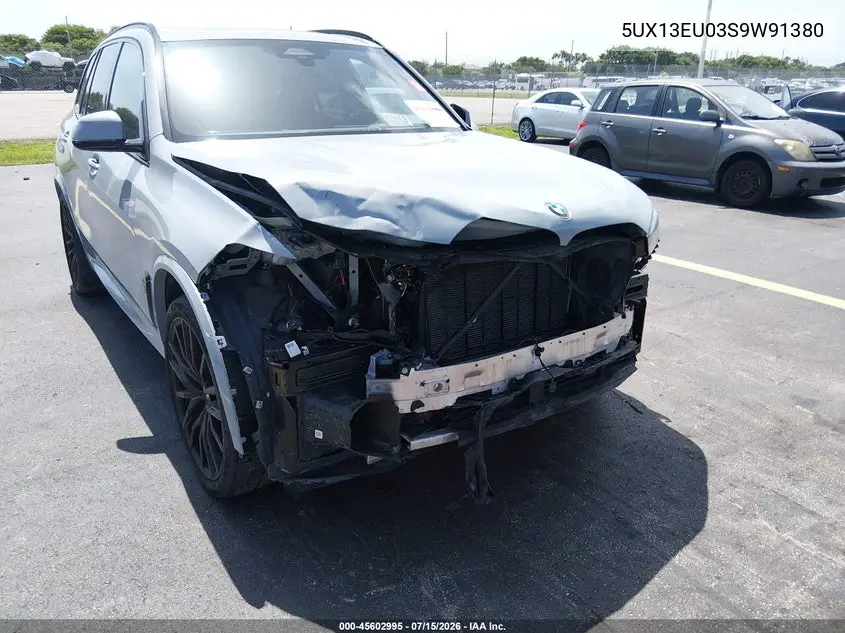 2025 BMW X5 Sdrive40I VIN: 5UX13EU03S9W91380 Lot: 45602995