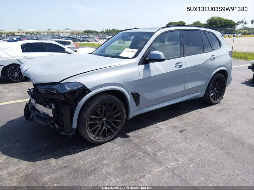 2025 BMW X5 Sdrive40I VIN: 5UX13EU03S9W91380 Lot: 45602995