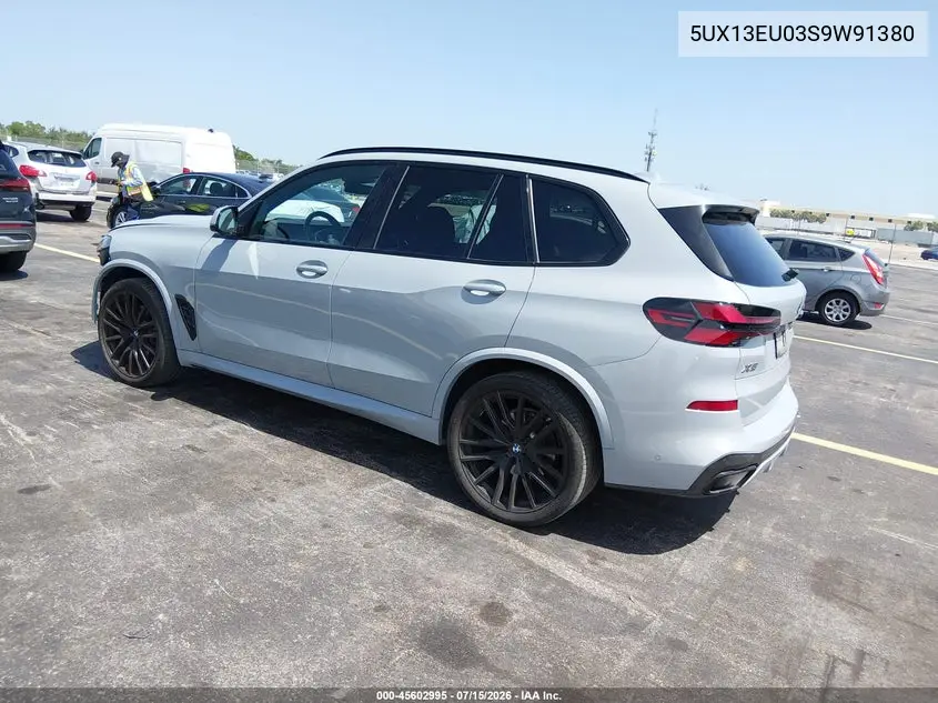 2025 BMW X5 Sdrive40I VIN: 5UX13EU03S9W91380 Lot: 45602995