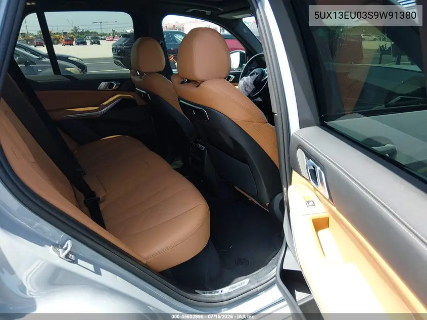 2025 BMW X5 Sdrive40I VIN: 5UX13EU03S9W91380 Lot: 45602995