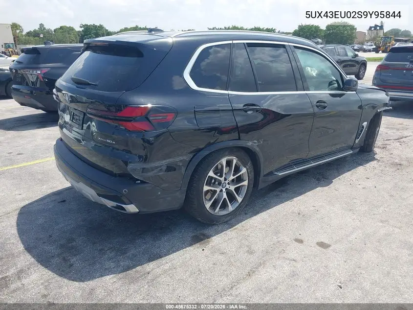 2025 BMW X5 Phev xDrive50E VIN: 5UX43EU02S9Y95844 Lot: 45675332
