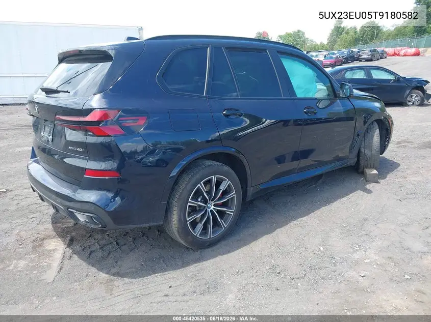2026 BMW X5 xDrive40I VIN: 5UX23EU05T9180582 Lot: 45420535