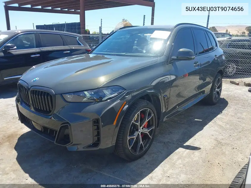 2026 BMW X5 Phev xDrive50E VIN: 5UX43EU03T9074656 Lot: 45585375