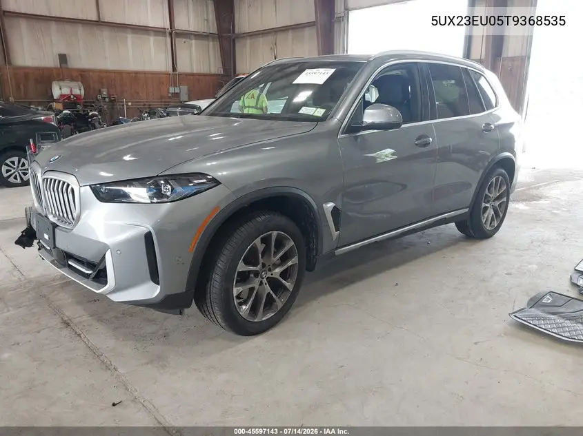 2026 BMW X5 xDrive40I VIN: 5UX23EU05T9368535 Lot: 45597143