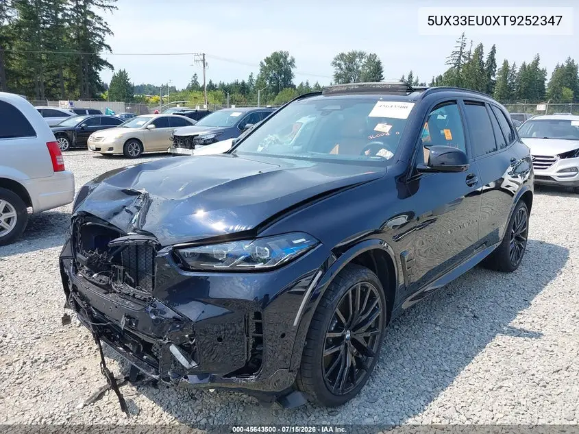 2026 BMW X5 M60I VIN: 5UX33EU0XT9252347 Lot: 45643500