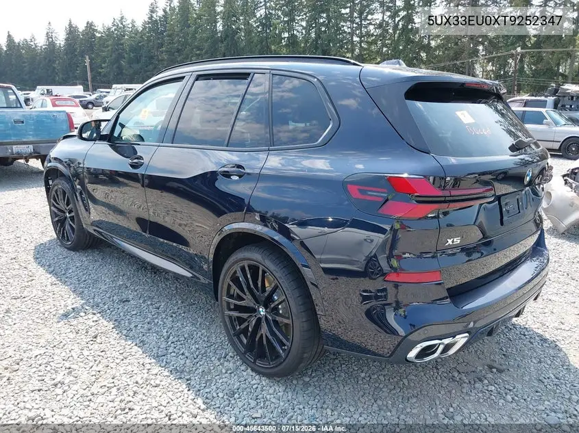 2026 BMW X5 M60I VIN: 5UX33EU0XT9252347 Lot: 45643500