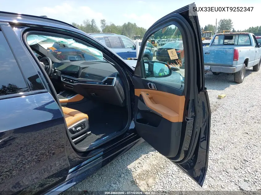 2026 BMW X5 M60I VIN: 5UX33EU0XT9252347 Lot: 45643500