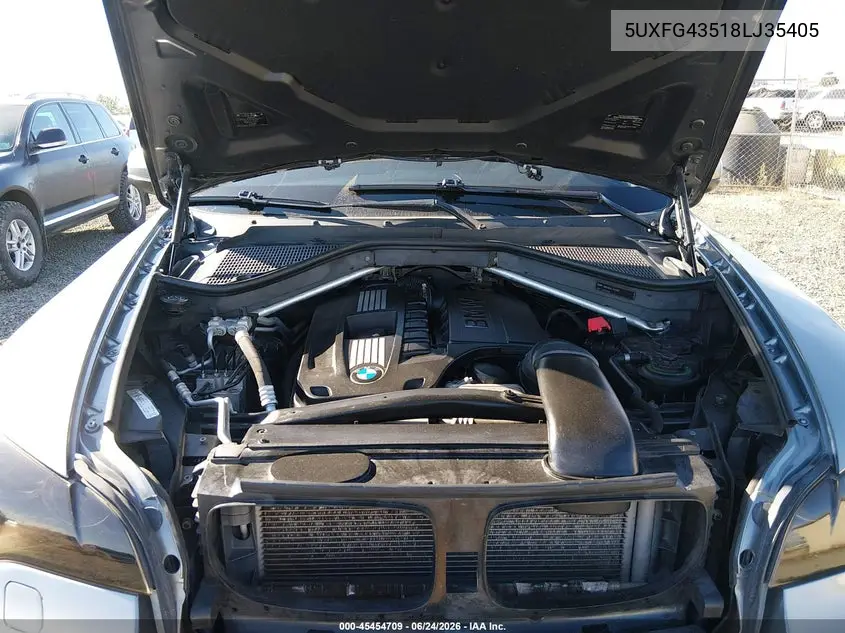 2008 BMW X6 xDrive35I VIN: 5UXFG43518LJ35405 Lot: 45454709