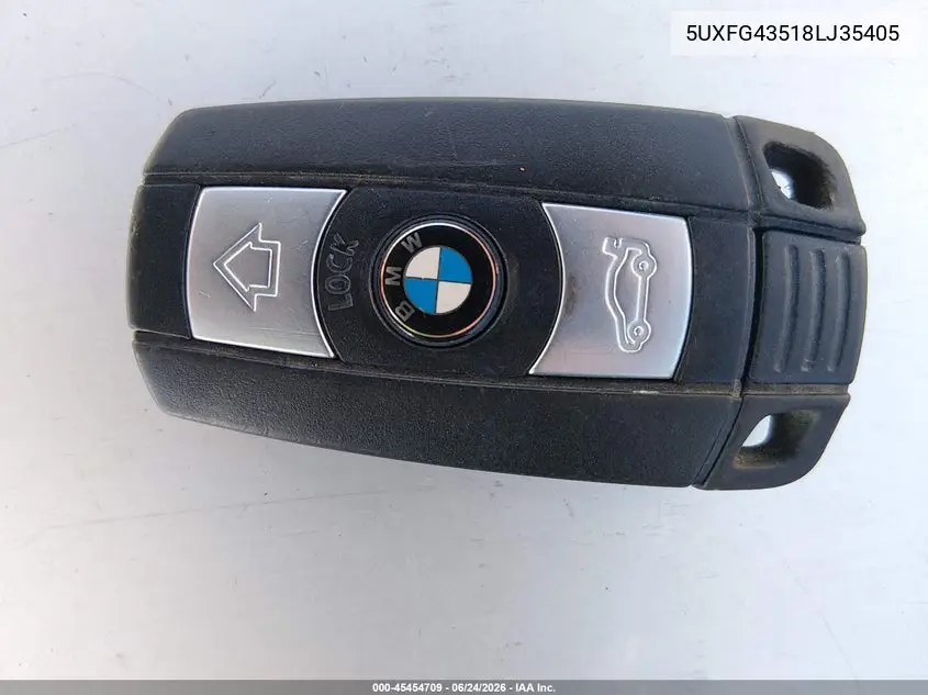 2008 BMW X6 xDrive35I VIN: 5UXFG43518LJ35405 Lot: 45454709