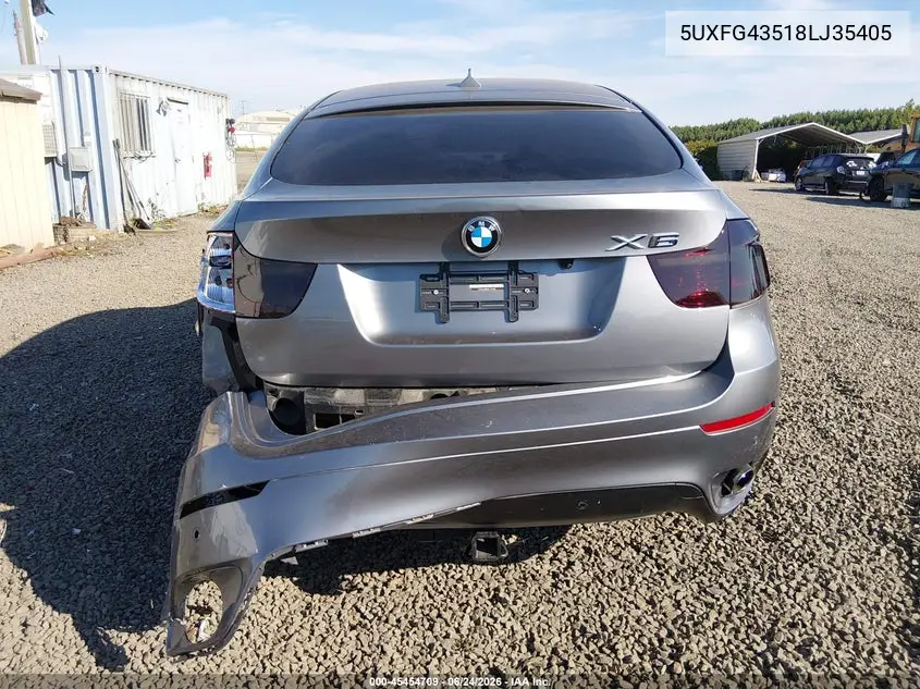 2008 BMW X6 xDrive35I VIN: 5UXFG43518LJ35405 Lot: 45454709