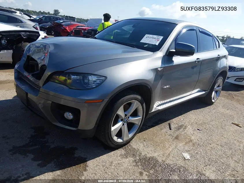 2009 BMW X6 xDrive50I VIN: 5UXFG83579LZ93308 Lot: 45556635