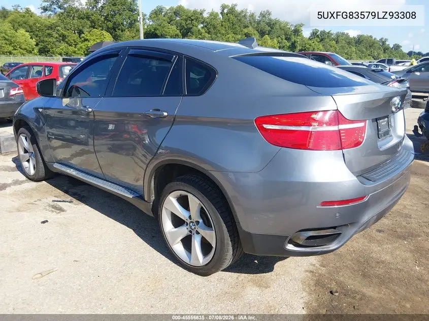2009 BMW X6 xDrive50I VIN: 5UXFG83579LZ93308 Lot: 45556635