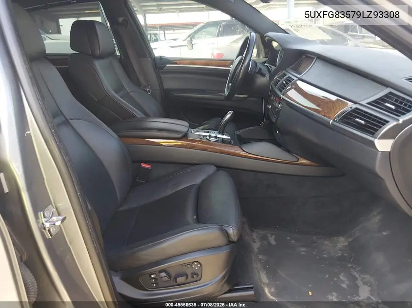 2009 BMW X6 xDrive50I VIN: 5UXFG83579LZ93308 Lot: 45556635