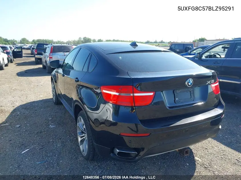 2011 BMW X6 xDrive50I VIN: 5UXFG8C57BLZ95291 Lot: 12648356