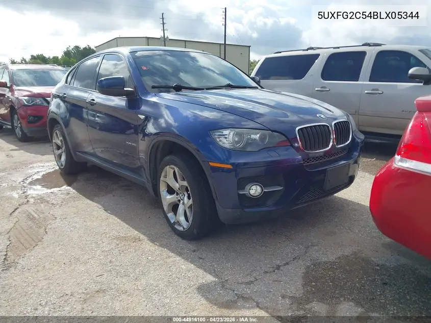 2011 BMW X6 xDrive35I VIN: 5UXFG2C54BLX05344 Lot: 44916100