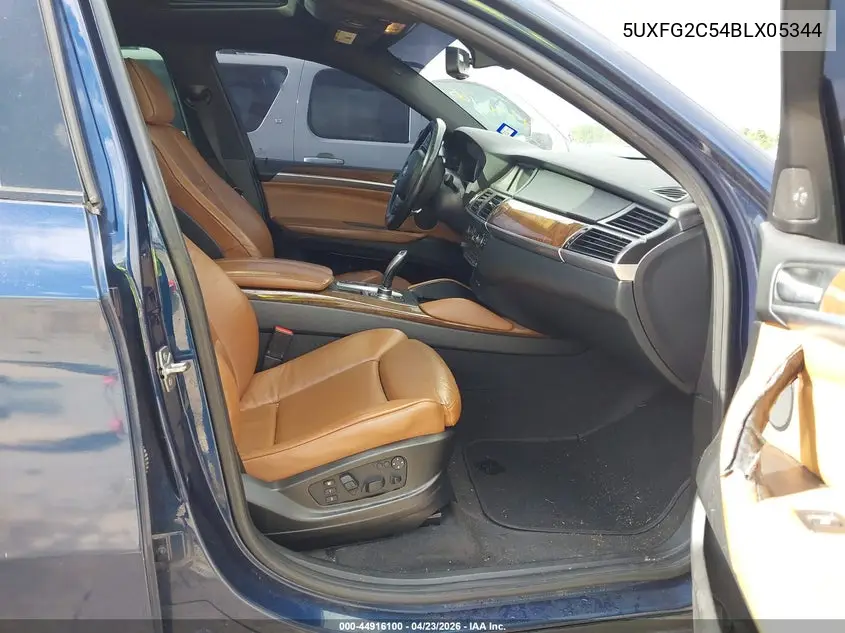 2011 BMW X6 xDrive35I VIN: 5UXFG2C54BLX05344 Lot: 44916100