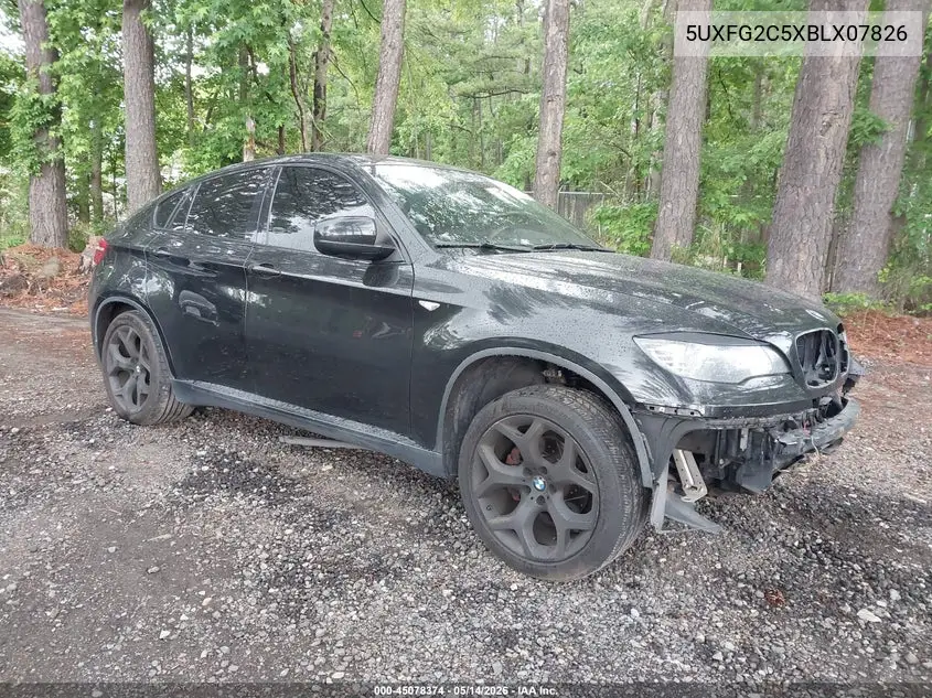 2011 BMW X6 xDrive35I VIN: 5UXFG2C5XBLX07826 Lot: 45078374