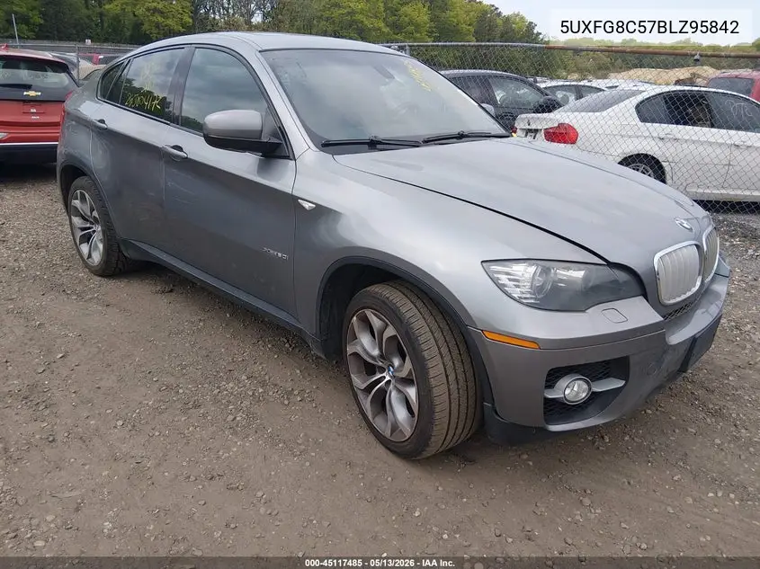 2011 BMW X6 xDrive50I VIN: 5UXFG8C57BLZ95842 Lot: 45117485