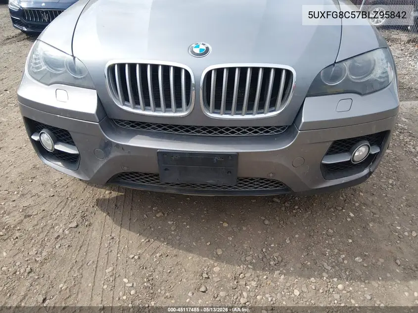 2011 BMW X6 xDrive50I VIN: 5UXFG8C57BLZ95842 Lot: 45117485