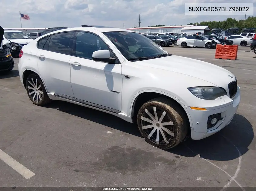 2011 BMW X6 xDrive50I VIN: 5UXFG8C57BLZ96022 Lot: 45545702