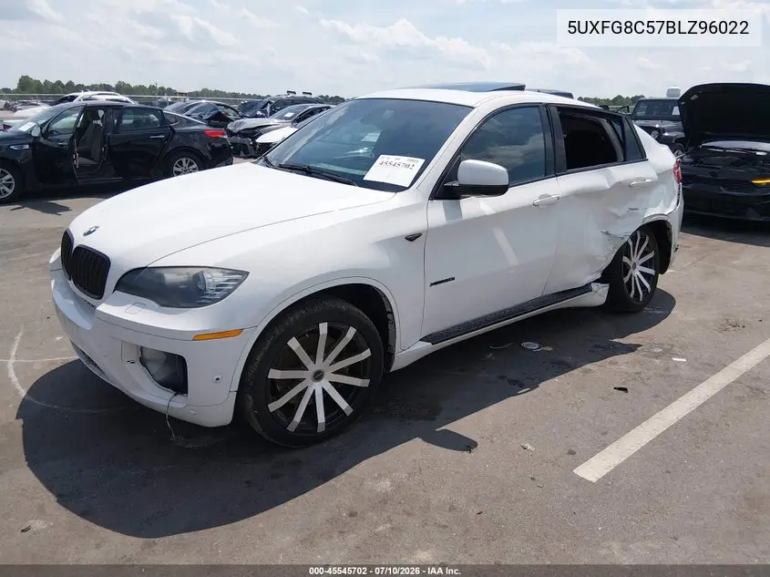 2011 BMW X6 xDrive50I VIN: 5UXFG8C57BLZ96022 Lot: 45545702
