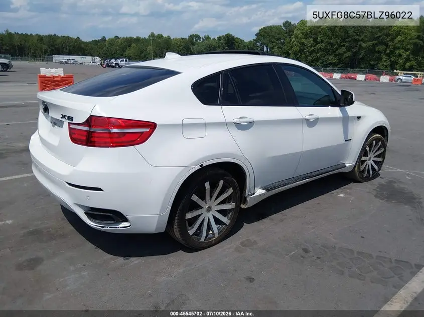 2011 BMW X6 xDrive50I VIN: 5UXFG8C57BLZ96022 Lot: 45545702