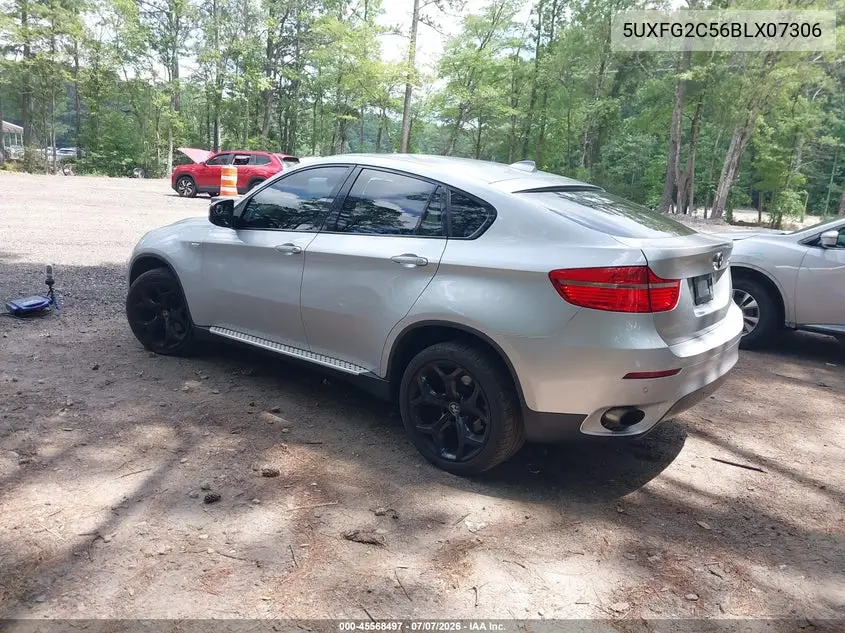 2011 BMW X6 xDrive35I VIN: 5UXFG2C56BLX07306 Lot: 45568497
