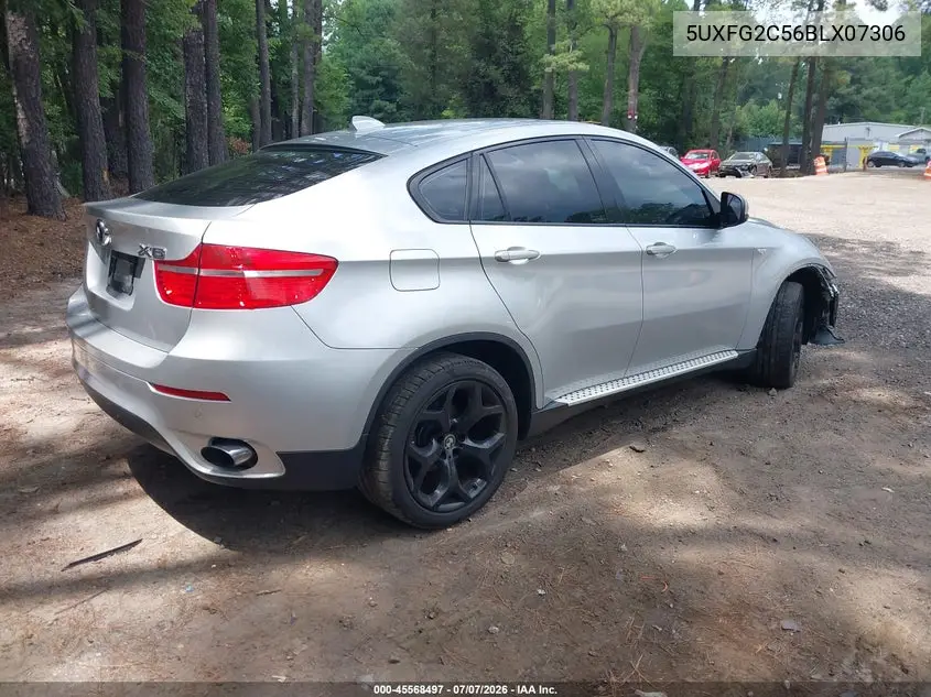 2011 BMW X6 xDrive35I VIN: 5UXFG2C56BLX07306 Lot: 45568497