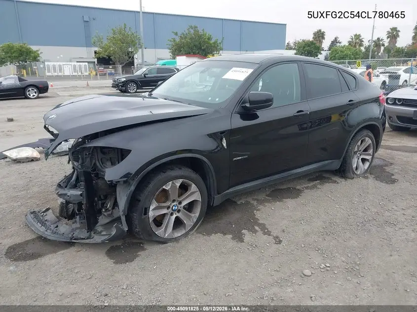 2012 BMW X6 xDrive35I VIN: 5UXFG2C54CL780465 Lot: 45091825