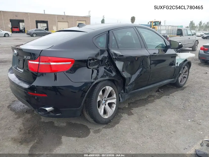 2012 BMW X6 xDrive35I VIN: 5UXFG2C54CL780465 Lot: 45091825