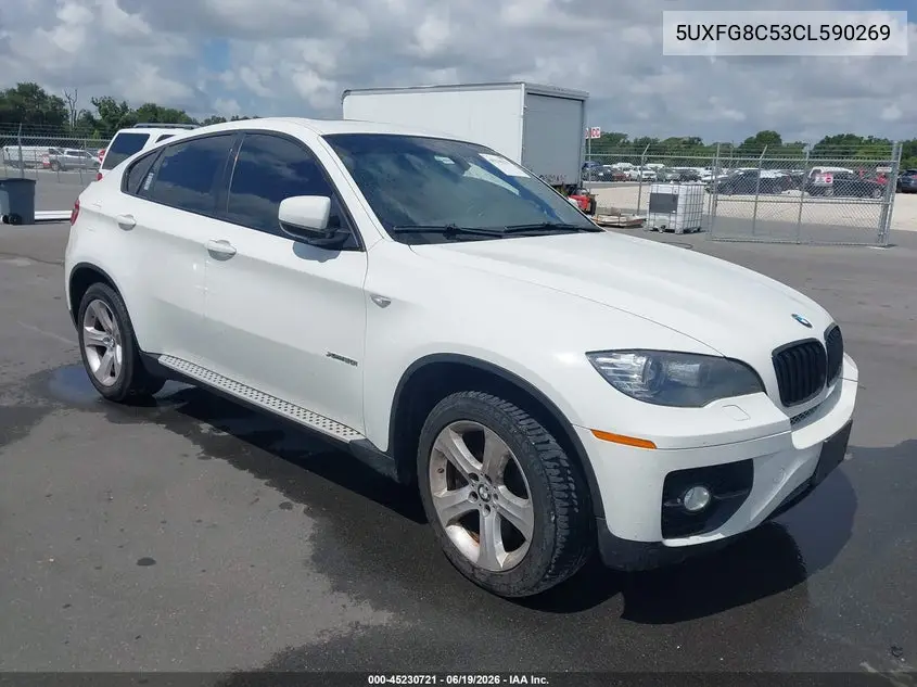2012 BMW X6 xDrive50I VIN: 5UXFG8C53CL590269 Lot: 45230721