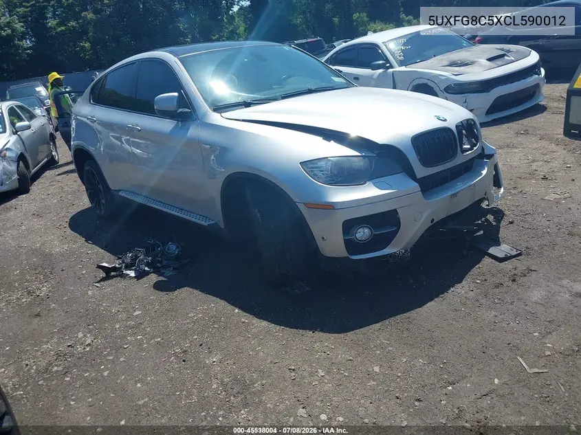 2012 BMW X6 xDrive50I VIN: 5UXFG8C5XCL590012 Lot: 45538004