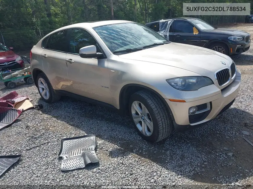 2013 BMW X6 xDrive35I VIN: 5UXFG2C52DL788534 Lot: 45060714