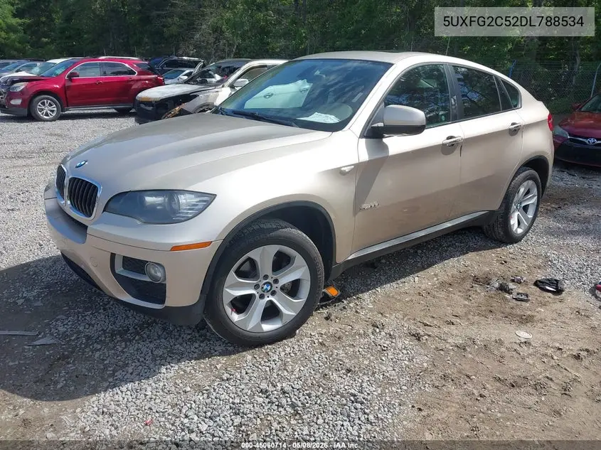 2013 BMW X6 xDrive35I VIN: 5UXFG2C52DL788534 Lot: 45060714
