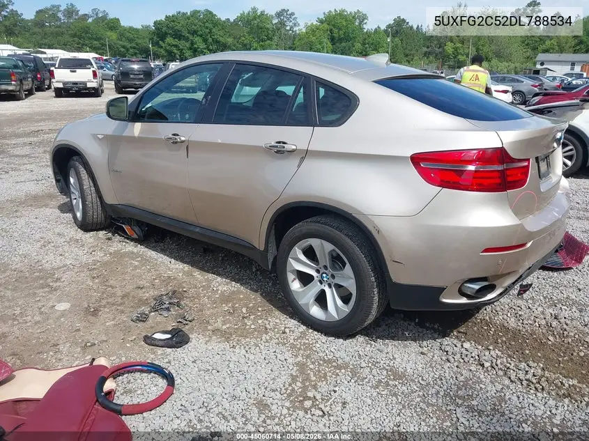 2013 BMW X6 xDrive35I VIN: 5UXFG2C52DL788534 Lot: 45060714