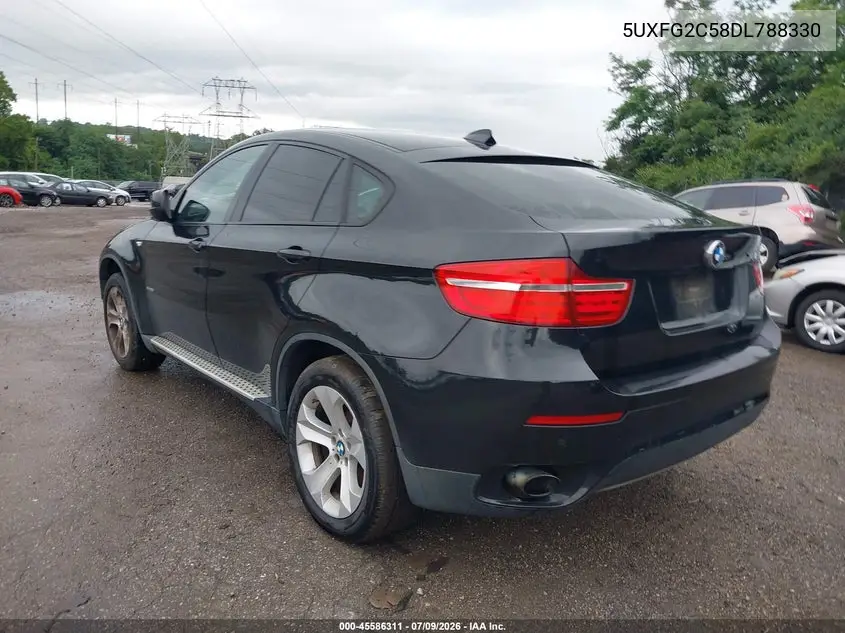 2013 BMW X6 xDrive35I VIN: 5UXFG2C58DL788330 Lot: 45586311