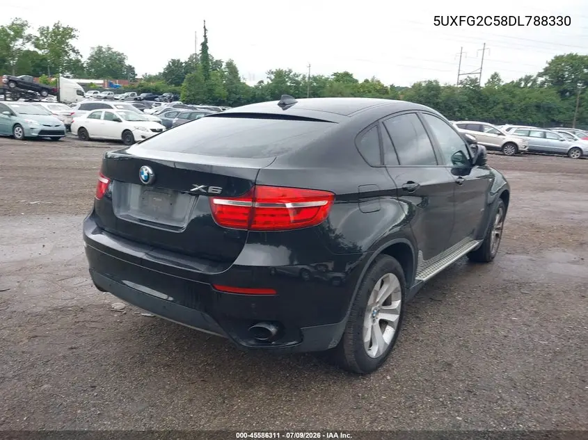 2013 BMW X6 xDrive35I VIN: 5UXFG2C58DL788330 Lot: 45586311