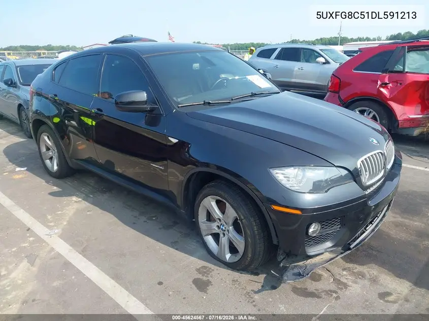 2013 BMW X6 xDrive50I VIN: 5UXFG8C51DL591213 Lot: 45624567