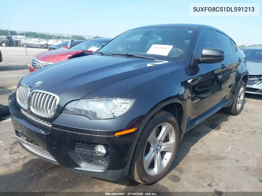 2013 BMW X6 xDrive50I VIN: 5UXFG8C51DL591213 Lot: 45624567