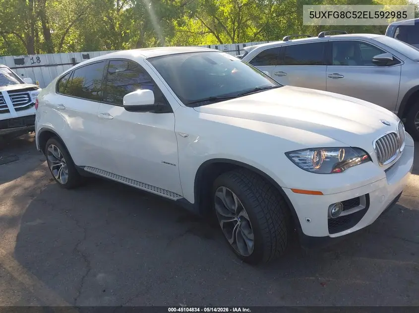 2014 BMW X6 xDrive50I VIN: 5UXFG8C52EL592985 Lot: 45104834