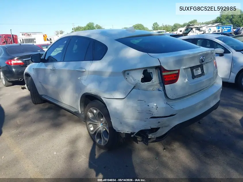 2014 BMW X6 xDrive50I VIN: 5UXFG8C52EL592985 Lot: 45104834